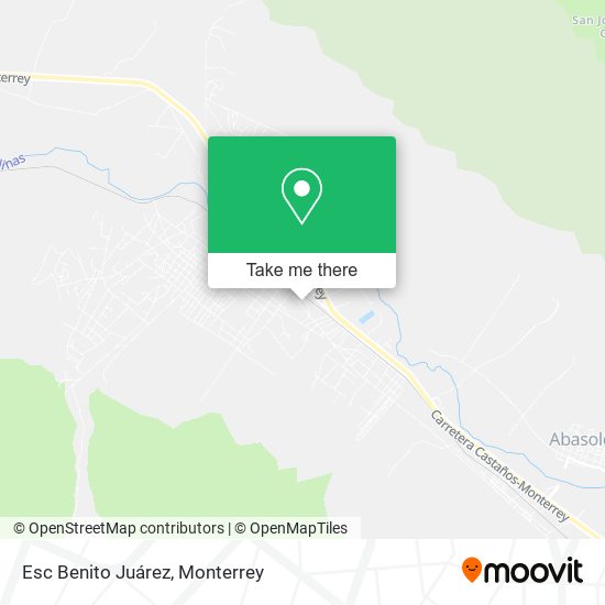Mapa de Esc Benito Juárez