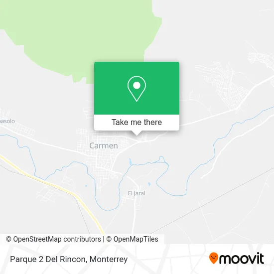 Parque 2 Del Rincon map