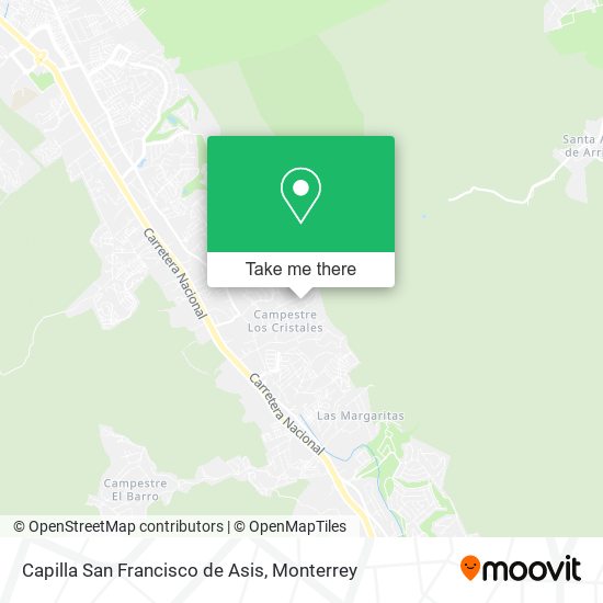 Capilla San Francisco de Asis map