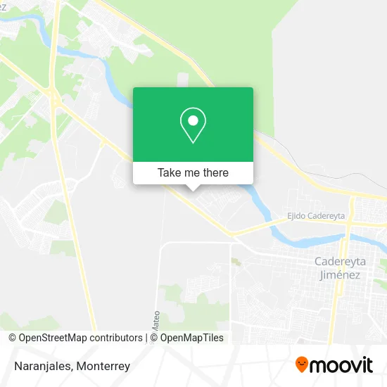 Naranjales map