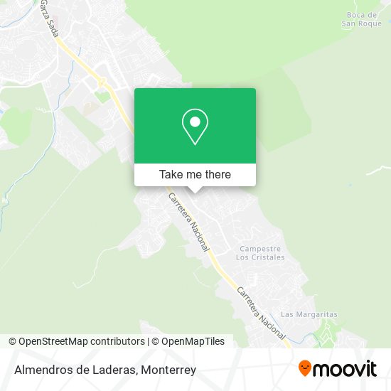 Mapa de Almendros de Laderas