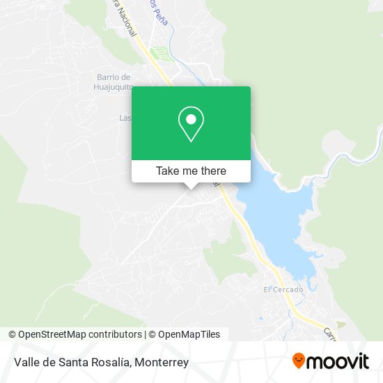 Valle de Santa Rosalía map