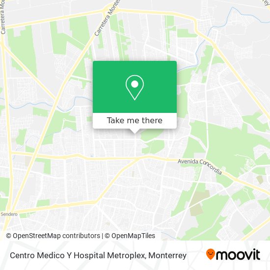 Centro Medico Y Hospital Metroplex map