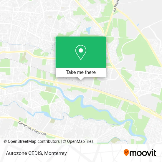 Autozone CEDIS map