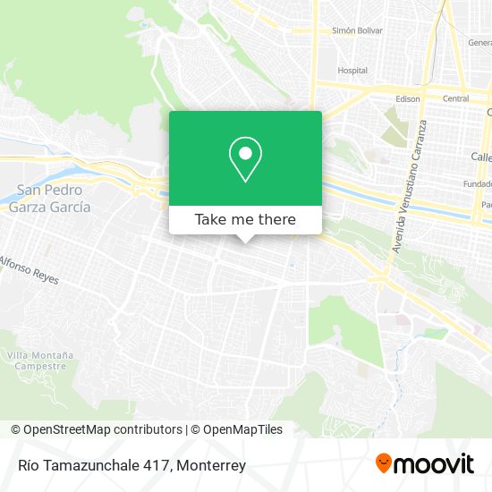 Mapa de Río Tamazunchale 417