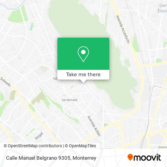 Calle Manuel Belgrano 9305 map