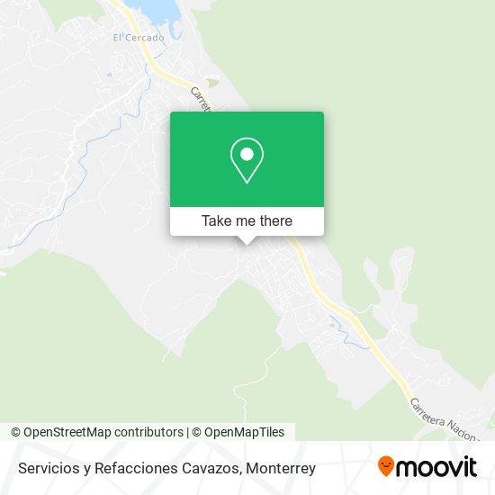 Servicios y Refacciones Cavazos map