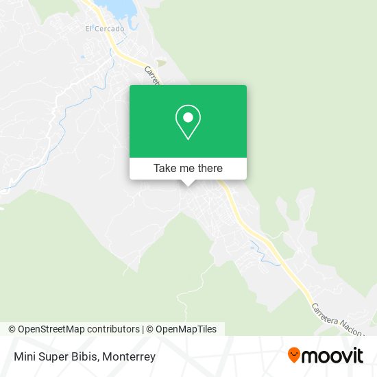 Mapa de Mini Super Bibis
