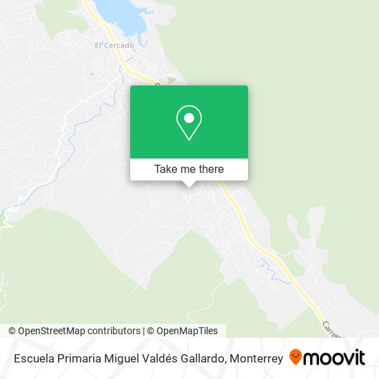 Escuela Primaria Miguel Valdés Gallardo map
