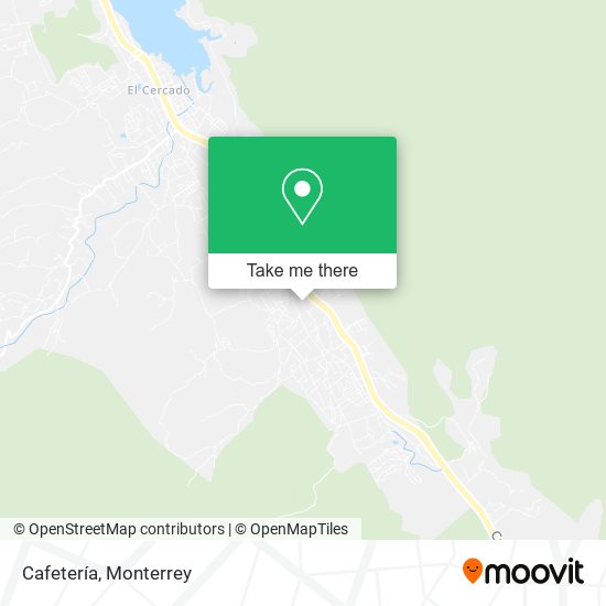 Mapa de Cafetería