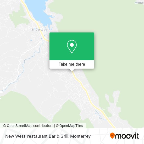 New West, restaurant Bar & Grill map