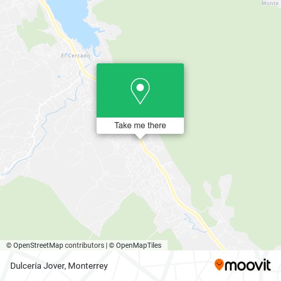Mapa de Dulcería Jover