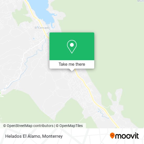 Mapa de Helados El Álamo