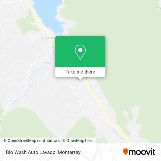 Mapa de Bio Wash Auto Lavado