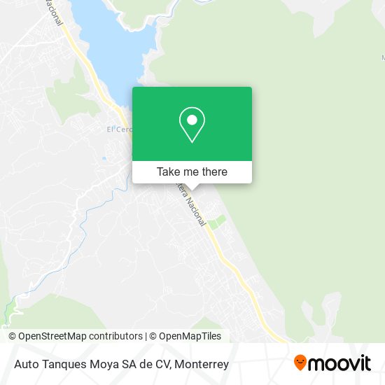 Auto Tanques Moya SA de CV map