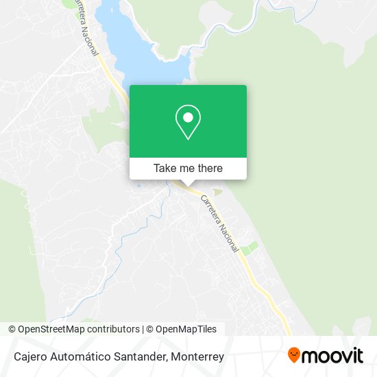 Mapa de Cajero Automático Santander