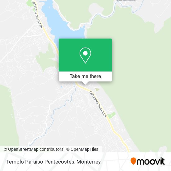 Templo Paraíso Pentecostés map