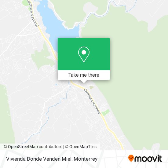 Mapa de Vivienda Donde Venden Miel