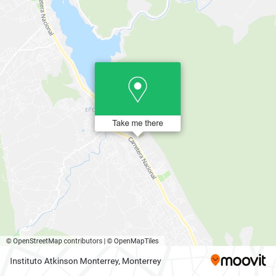 Instituto Atkinson Monterrey map