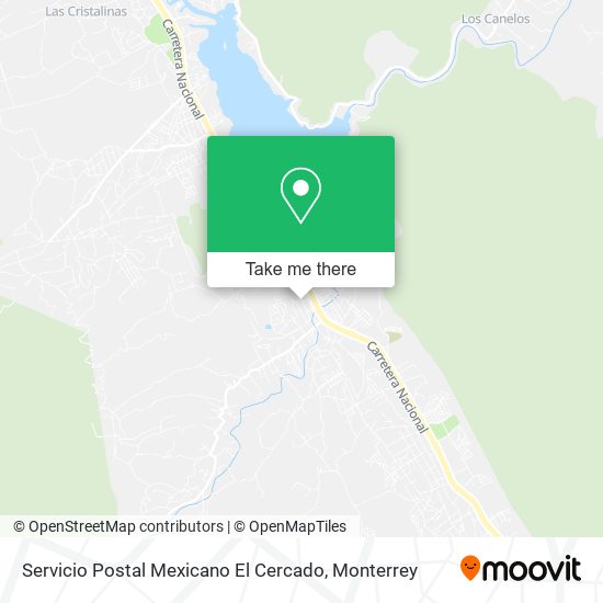 Servicio Postal Mexicano El Cercado map