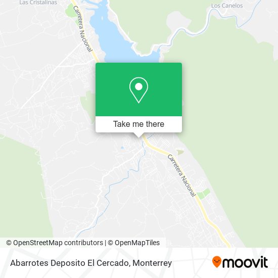 Abarrotes Deposito El Cercado map