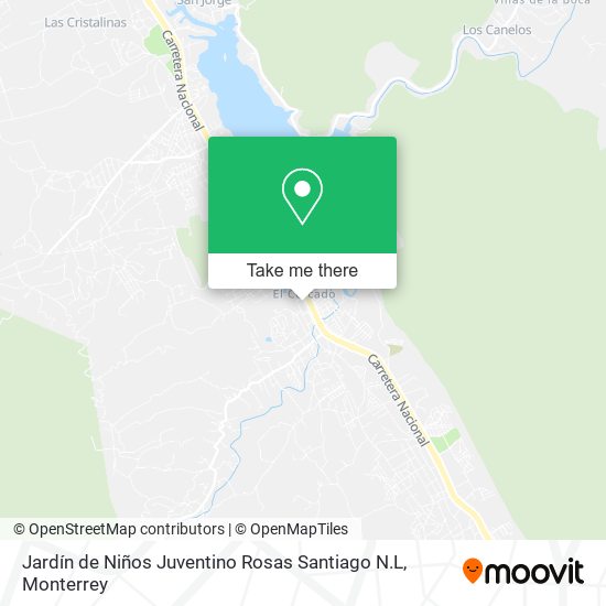 Jardín de Niños Juventino Rosas Santiago N.L map