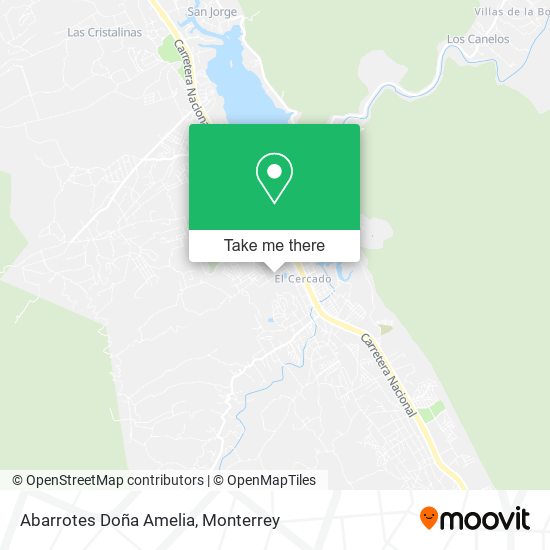 Mapa de Abarrotes Doña Amelia