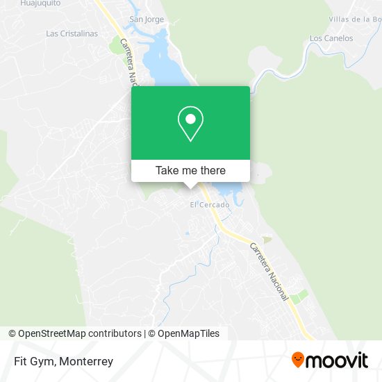 Fit Gym map