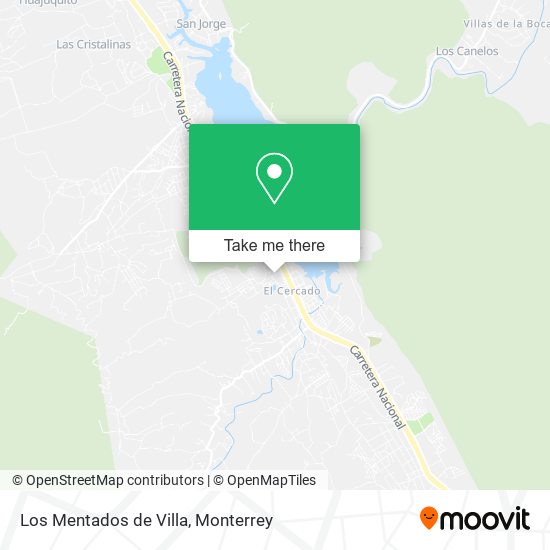 Mapa de Los Mentados de Villa