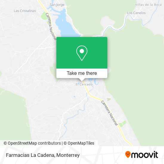 Farmacias La Cadena map