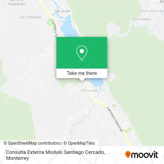Consulta Externa Modulo Santiago Cercado map