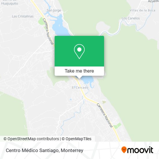 Mapa de Centro Médico Santiago
