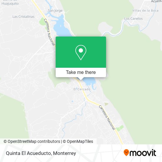 Mapa de Quinta El Acueducto