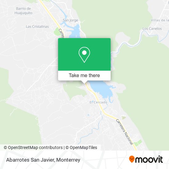 Abarrotes San Javier map