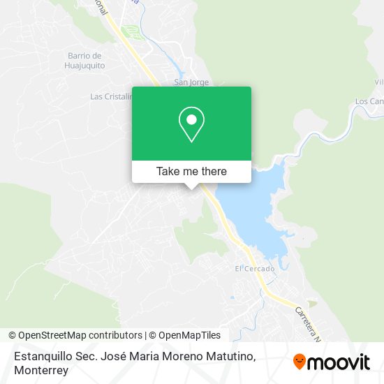 Mapa de Estanquillo Sec. José Maria Moreno Matutino