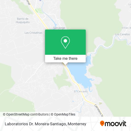 Laboratorios Dr. Moreira-Santiago map
