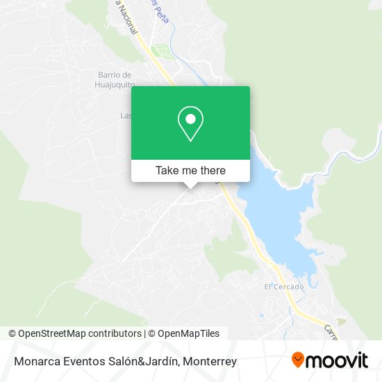 Monarca Eventos Salón&Jardín map