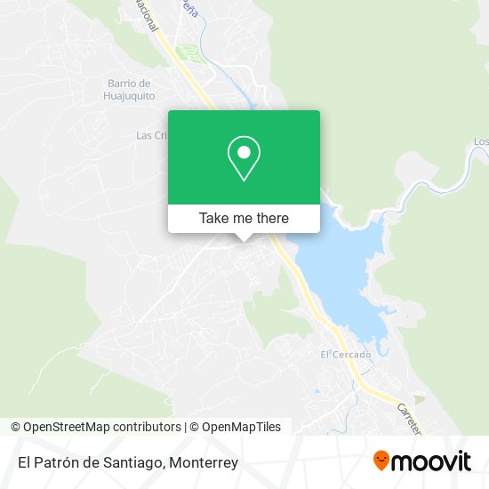 El Patrón de Santiago map