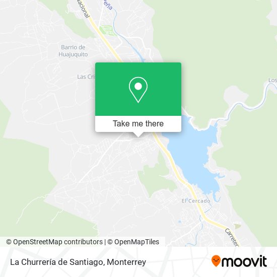 Mapa de La Churrería de Santiago
