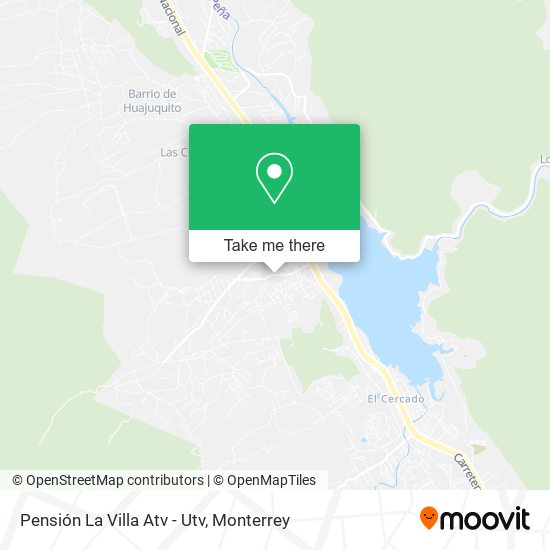 Pensión La Villa Atv - Utv map