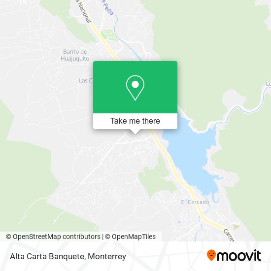 Alta Carta Banquete map