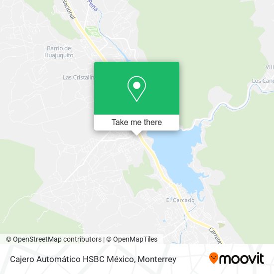 Cajero Automático HSBC México map