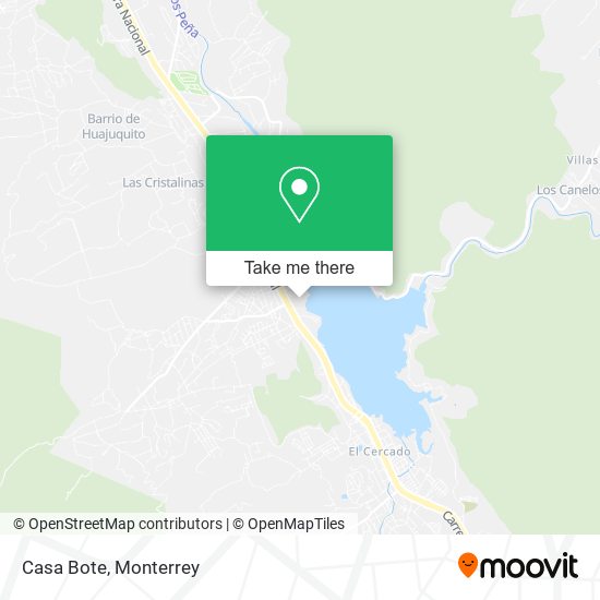 Mapa de Casa Bote