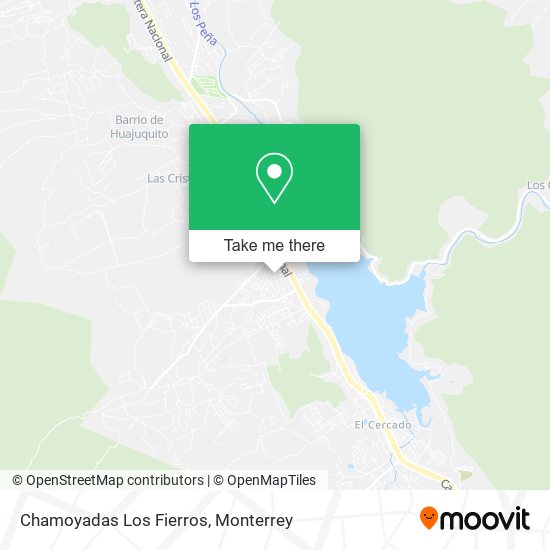 Chamoyadas Los Fierros map