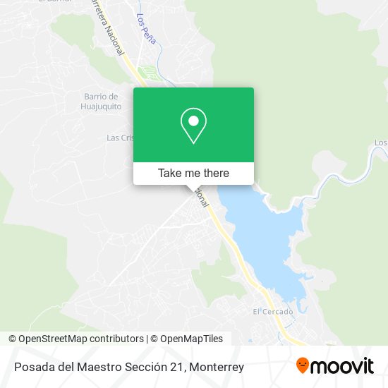 Posada del Maestro Sección 21 map
