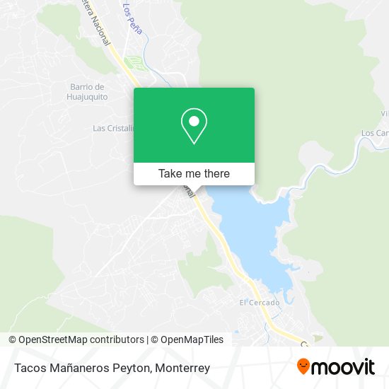 Mapa de Tacos Mañaneros Peyton