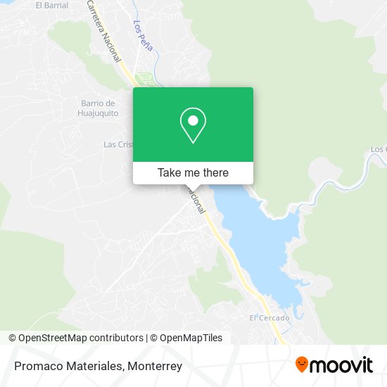 Mapa de Promaco Materiales