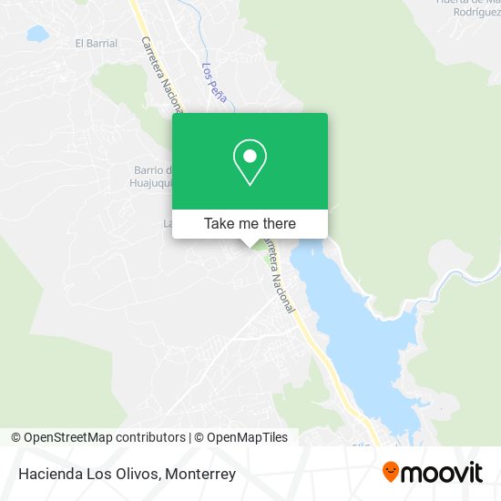 Hacienda Los Olivos map