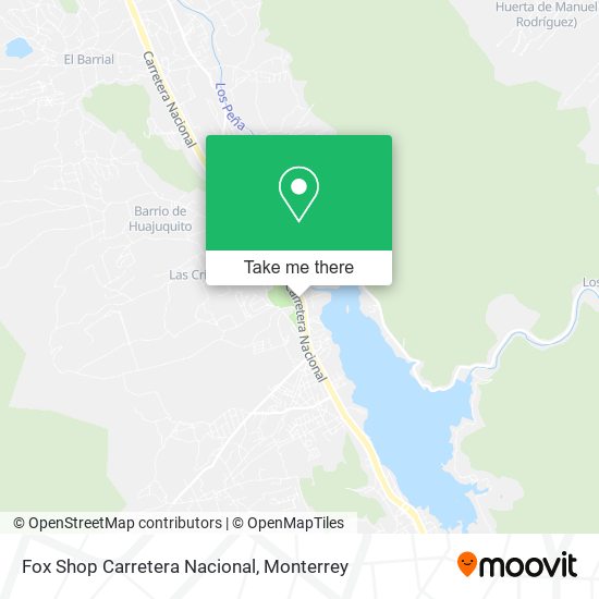 Mapa de Fox Shop Carretera Nacional