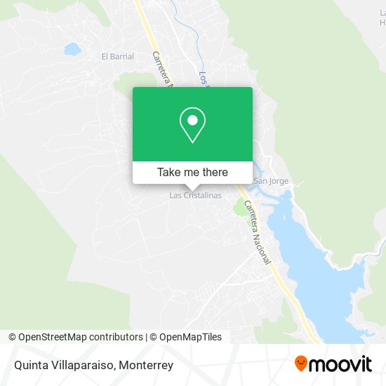 Mapa de Quinta Villaparaiso